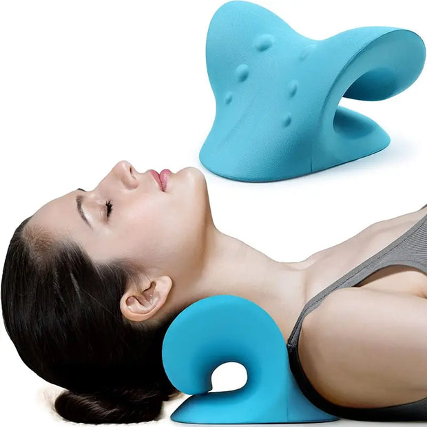 Neck and Shoulder Relaxer – Cervical Stretcher & Neck Traction Device