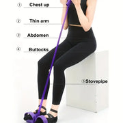 Multifunctional Pedal Resistance Elastic Sit-up Bands