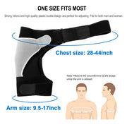 Shoulder Brace with Compression Support & Adjustable Straps