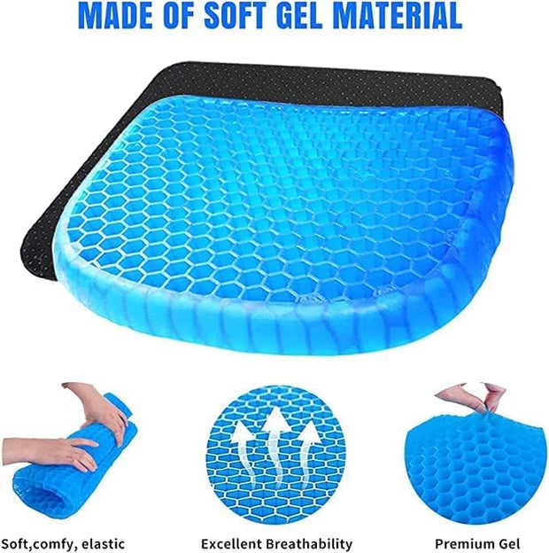 Blue Cushion Setter Flex Pillow – Gel Orthopedic Seat Cushion