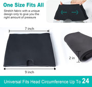 Headache Relief Hat with Cooling Gel & 360° Compression