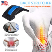 Back Massager Stretcher with Lumbar Support