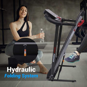 Folding Electric Treadmill with LCD Display & Bluetooth