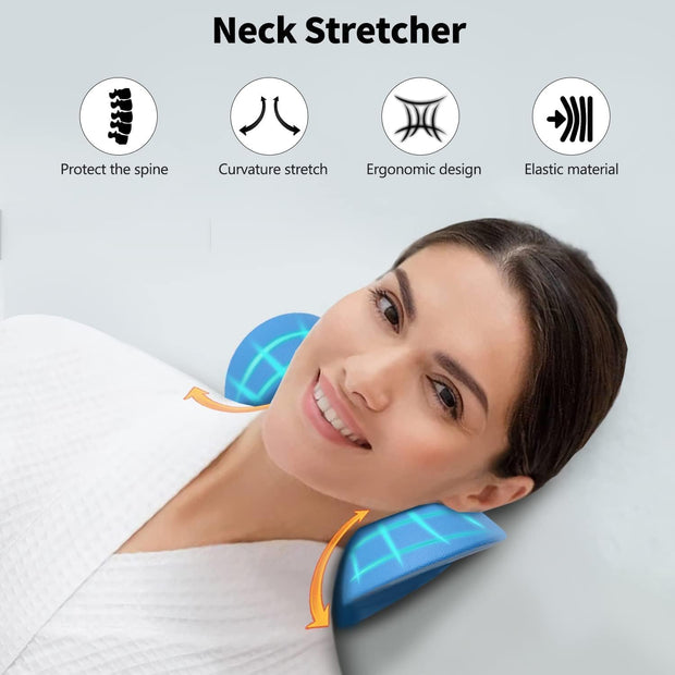 Neck and Shoulder Relaxer – Cervical Stretcher & Neck Traction Device