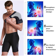 Shoulder Brace with Compression Support & Adjustable Straps
