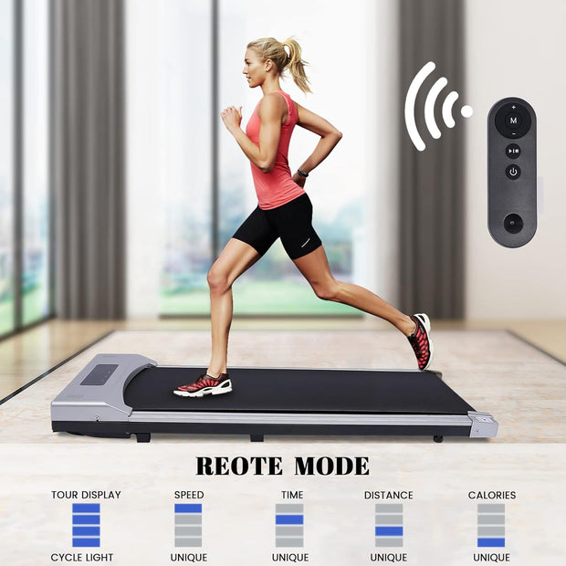 Electric Treadmill – Portable Under Desk Walking Pad with Remote