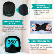 Headache Relief Hat with Cooling Gel & 360° Compression