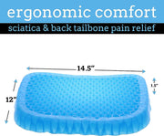 Blue Cushion Setter Flex Pillow – Gel Orthopedic Seat Cushion