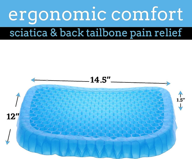 Blue Cushion Setter Flex Pillow – Gel Orthopedic Seat Cushion