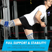 Knee Brace with Patella Gel Pad & Side Stabilizers