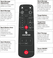 Folding Massage Chair Portable – Shiatsu Neck & Back Massager with Heat