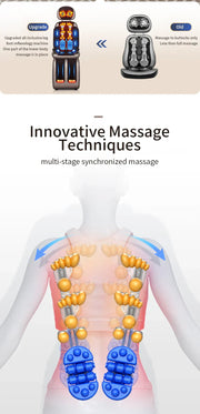 Electric Full Body Massage Chair – Shiatsu Kneading, Heating & Vibration